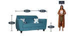 Load image into Gallery viewer, Detec™ Sofa in Blue Color
