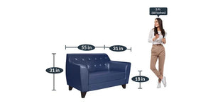 Detec™ Sofa In Dark Blue Color