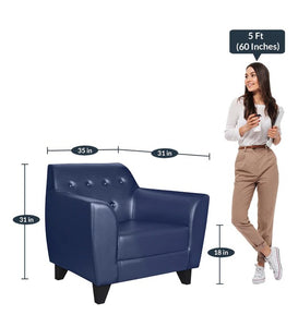 Detec™ Sofa In Dark Blue Color