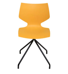 Detec™ Cafe Chair Steel Legs - Orange Color