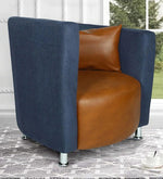 Load image into Gallery viewer, Detec™ Barrel Chair in Blue and Orange Colour
