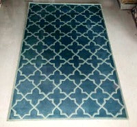 Detec™ Wool Hand Tufted Rug - Green Color