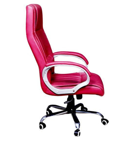 Detec™ Ergonomic office Chair Comfortable High Back Armrest Desk Chair - Pink Color