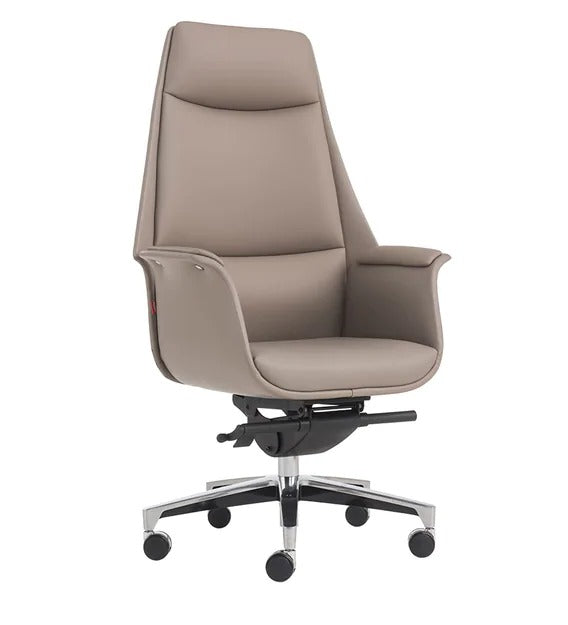 Detec™ भारतीय सर्वश्रेष्ठ कार्यालय कार्यकारी कुर्सी/डेस्क कुर्सी हाई बैक आरामदायक कुर्सी/कंप्यूटर कुर्सी ग्रे रंग में आर्मरेस्ट के साथ