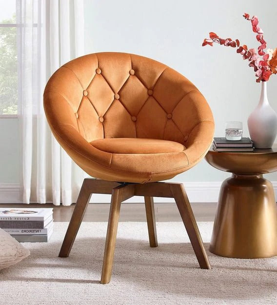 Detec™ Del Piero Luxe Chair - Orange Color