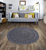 Load image into Gallery viewer, Detec™ Floral Pattern Jute Hand Tufted Jute Rug
