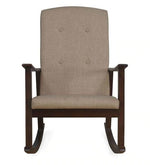 Load image into Gallery viewer, Detec™ Solid Wood Rocking Chair in Walnut Colour
