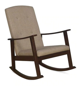 Detec™ Solid Wood Rocking Chair in Walnut Colour