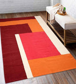 Load image into Gallery viewer, Detec™ Geometrical Pattern Cotton Rug 
