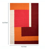 Load image into Gallery viewer, Detec™ Geometrical Pattern Cotton Rug 
