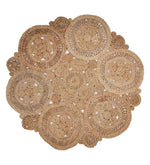 Load image into Gallery viewer, Detec™ Curve Floral Pattern Jute Hand Tufted Rug
