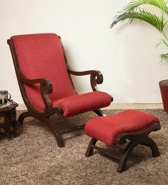 Detec™ Lounge Chair in Walnut Colour