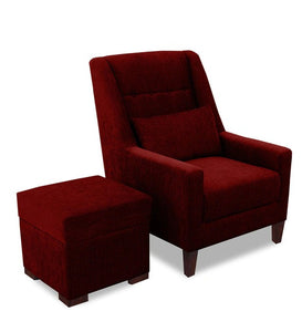 Detec™ Margaret Lounge Chair with Ottoman in 2 Colors