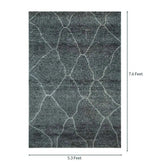 Load image into Gallery viewer, Detec™ Abstract Pattern Viscose Hand Woven Rug 
