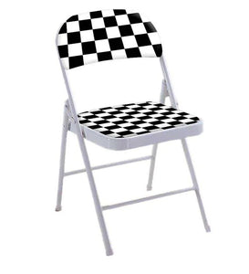 Detec™ Print Metal Folding Chair - Multicolor