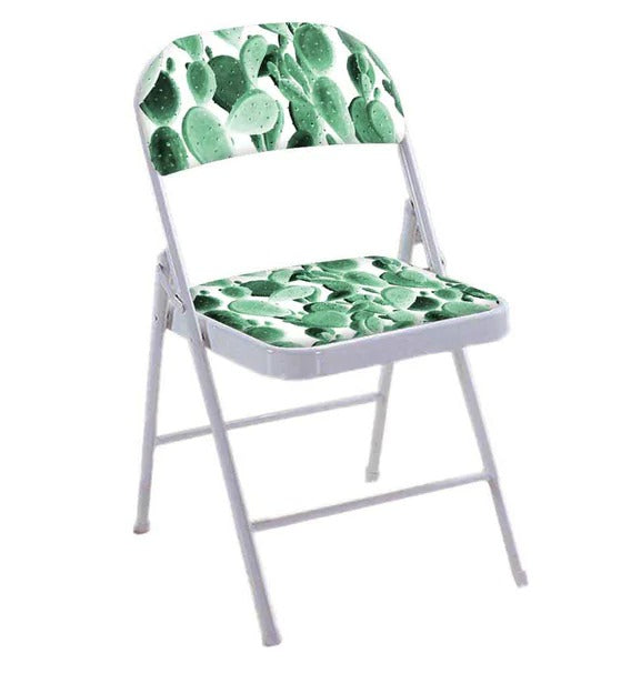 Detec™ Print Metal Folding Chair - Multicolor