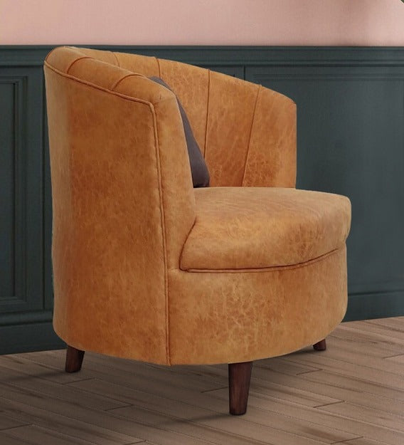 Detec™ Barrel Chair - Mustard Color