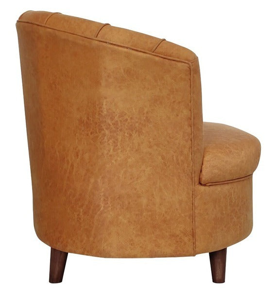 Detec™ Barrel Chair (Set of 2) - Mustard Color