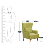 गैलरी व्यूवर में इमेज लोड करें, Detec™ Wing Chair in Olive Green Color
