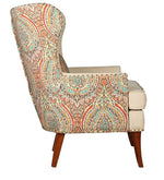Load image into Gallery viewer, Detec™ Wing Chair - Beige Floral Color
