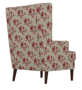 Detec™ Wing Chair - Floral Fabric