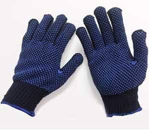 Detec™ Dotted Cotton Gloves Pack of 10