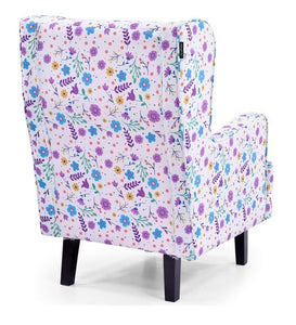 Detec™ Wing Chair - White & Violet Color