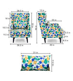 Load image into Gallery viewer, Detec™ Wing Chair with Pouffe - (Set of 2)
