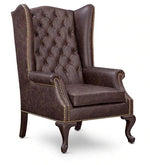 Load image into Gallery viewer, Detec™ Wing Chair - Leather Fabric
