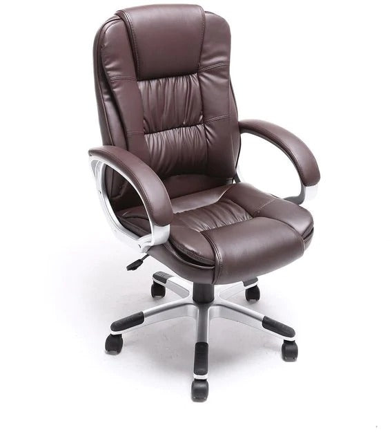 Detec™ Ergonomic Leatherette Office Chair Comfort Cushion  - Brown Color
