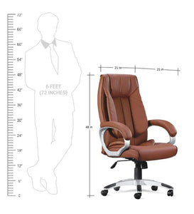Detec™ Executive Chair - Brown Color