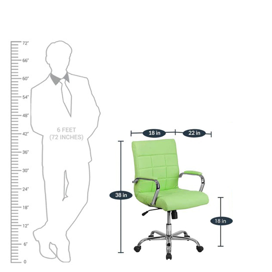 Detec™ Executive Office Chair - 4 Different Color