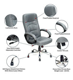 Load image into Gallery viewer, Detec™ High Back Executive Chair - Grey Color
