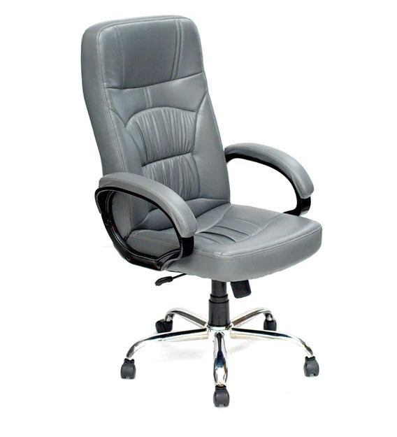 Detec™ High Back Arm Rest Comfortable Office Chair - Grey Color