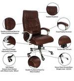 गैलरी व्यूवर में इमेज लोड करें, Detec™ Ergonomic Chair - Brown Color
