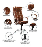 Load image into Gallery viewer, Detec™ Executive Chair - Brown Color
