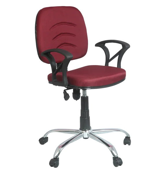 Detec™ Ergonomic Chair in Red Color Pack of 2