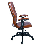 गैलरी व्यूवर में इमेज लोड करें, Detec™ High Back Executive Chair - Dark Tan Brown Color
