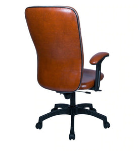 Detec™ High Back Executive Chair - Dark Tan Brown Color