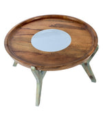 Load image into Gallery viewer, Detec™ Coffee Table - Brown &amp; Distress Green Finish
