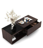 Load image into Gallery viewer, Detec™ Coffee Table In Choco Walnut Finish
