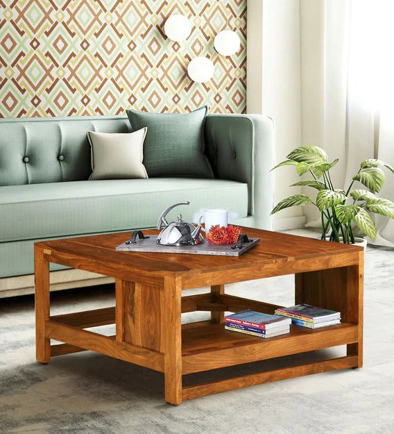 Detec™ Solid Wood Coffee Table - 3 Different Finish