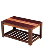 Load image into Gallery viewer, Detec™ Solid Wood Coffee Table - Dual Tone Finish
