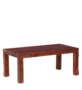 Detec™ Solid Wood Coffee Table - Honey Oak Finish