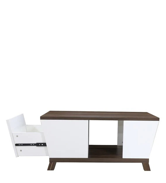 Detec™ Coffee Table in Cairo Walnut & Frosty White Finish