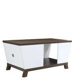 Load image into Gallery viewer, Detec™ Coffee Table in Cairo Walnut &amp; Frosty White Finish
