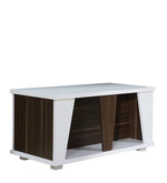Load image into Gallery viewer, Detec™ Coffee Table in Cairo Walnut &amp; Frosty White Finish
