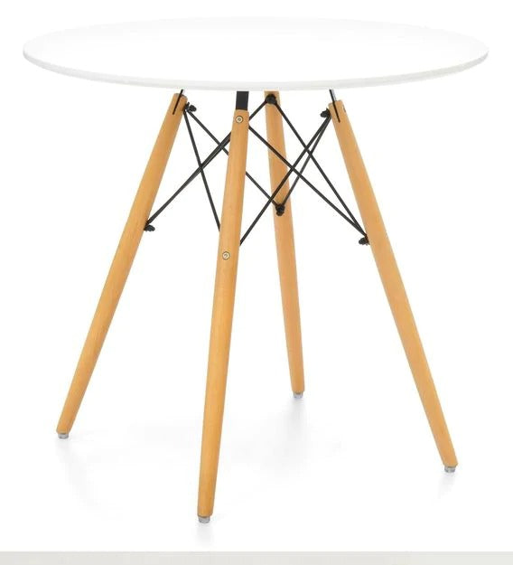 डिटेक™ गोल कॉफी टेबल - सफेद रंग