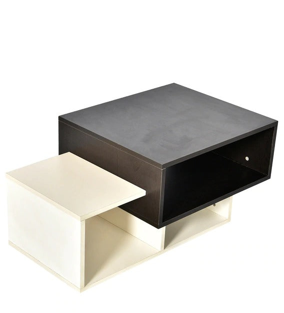 Detec™  Coffee Table - White & Brown Color