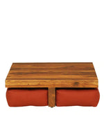 Load image into Gallery viewer, Detec™ Solid Wood Nesting Coffee Table Set - Rustic Teak Finish
